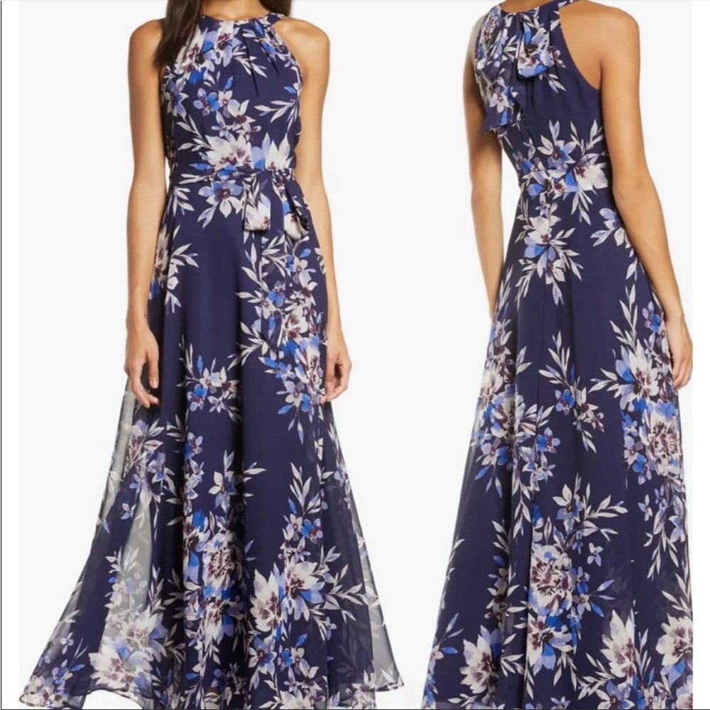 Eliza J floral maxi dress size 8